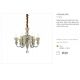Candelabre, Lustre - Candelabru 6 brate STRAUSS SP6