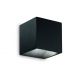 Aplice - Aplica LED iluminat exterior design modern cu protectie IP54 Rubik ap 4000k NERO