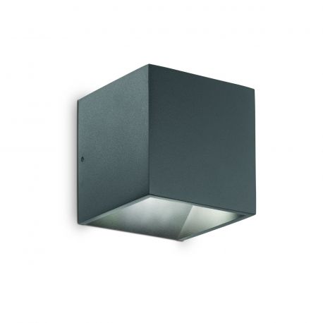 Aplice - Aplica LED iluminat exterior IP54 Rubik ap 4000k ANTRACITE