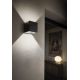 Aplice - Aplica LED iluminat exterior design modern cu protectie IP54 Rubik ap 4000k BIANCO