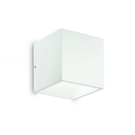 Aplice - Aplica LED iluminat exterior design modern cu protectie IP54 Rubik ap 4000k BIANCO
