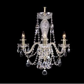 Lustre Cristal Bohemia - Lustra 3 brate cristal Bohemia