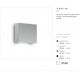 Aplice - Aplica IP44 TETRIS-1 AP1 gri
