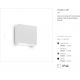 Aplice - Aplica IP44 TETRIS-1 AP1 alba
