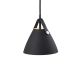 Pendule, Lustre suspendate - Pendul design nordic STRAP 16 negru