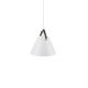 Pendule, Lustre suspendate - Pendul design nordic STRAP 27 alb