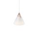Pendule, Lustre suspendate - Pendul design nordic STRAP 27 alb opal