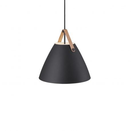 Pendule, Lustre suspendate - Pendul design nordic STRAP 36 negru
