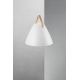 Pendule, Lustre suspendate - Pendul design nordic STRAP 48 alb