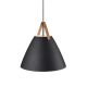 Pendule, Lustre suspendate - Pendul design nordic STRAP 48 negru