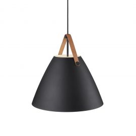 Pendule, Lustre suspendate - Pendul design nordic STRAP 48 negru