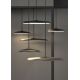 Pendule, Lustre suspendate - Pendul LED design modern ARTIST 40 negru